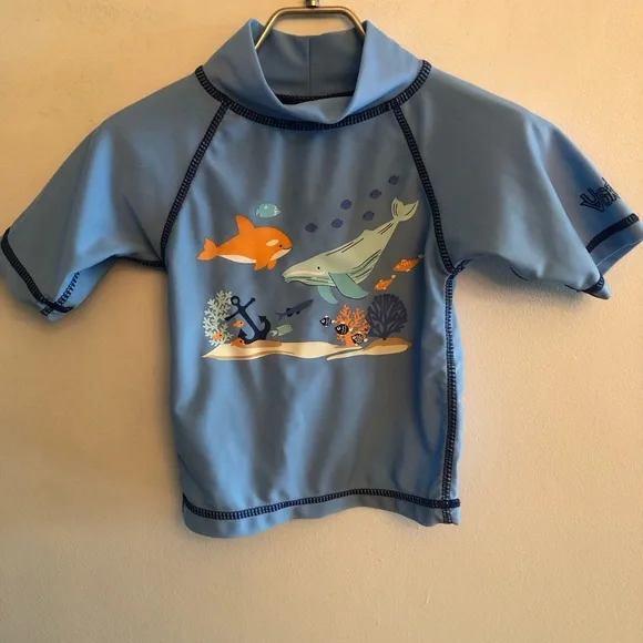 UVSkinz “Fish” Rashguard 12-18M - Picture 1 of 4